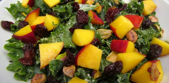 #htmlcaption_5439 Fruity Kale Salad with Pistachios
