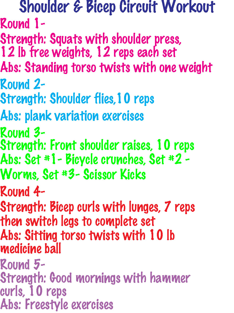 A Few of This Week’s Workouts