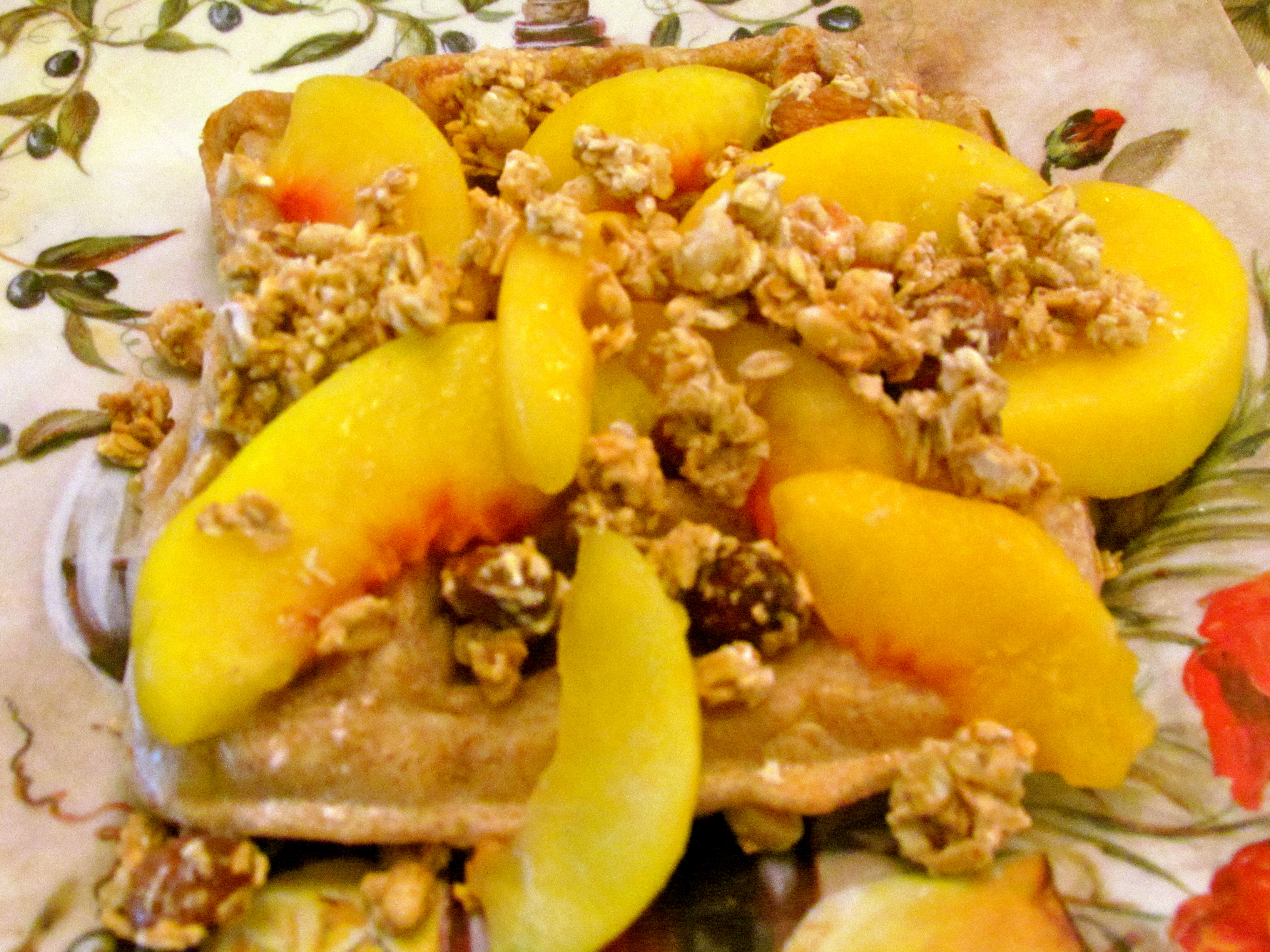 Peach & Granola Waffles + Active Rest Day Love