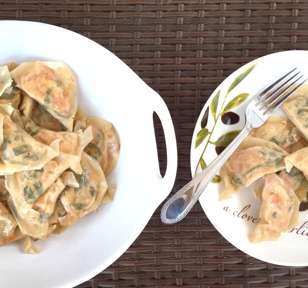 Spinach Tomato & Goat Cheese Ravioli-2