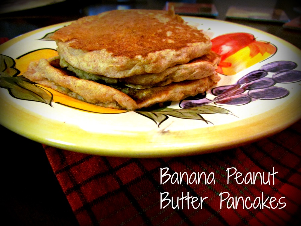 Banana Peanut Butter Pancakes