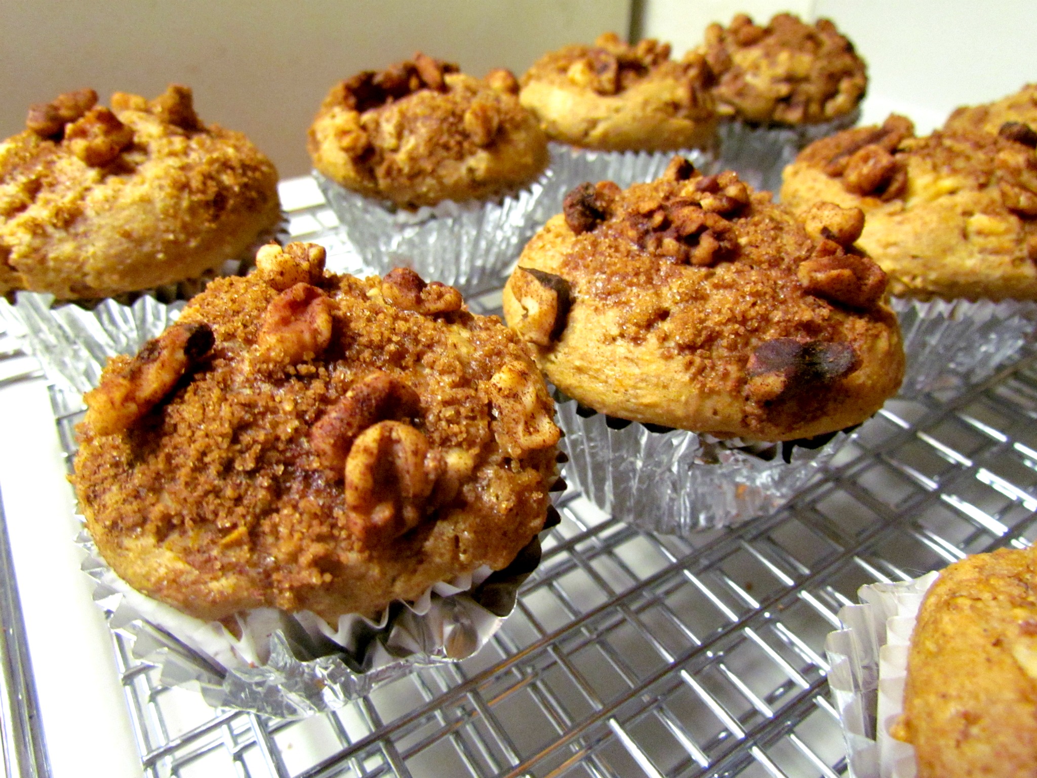 Cinnamon Sweet Potato Muffins