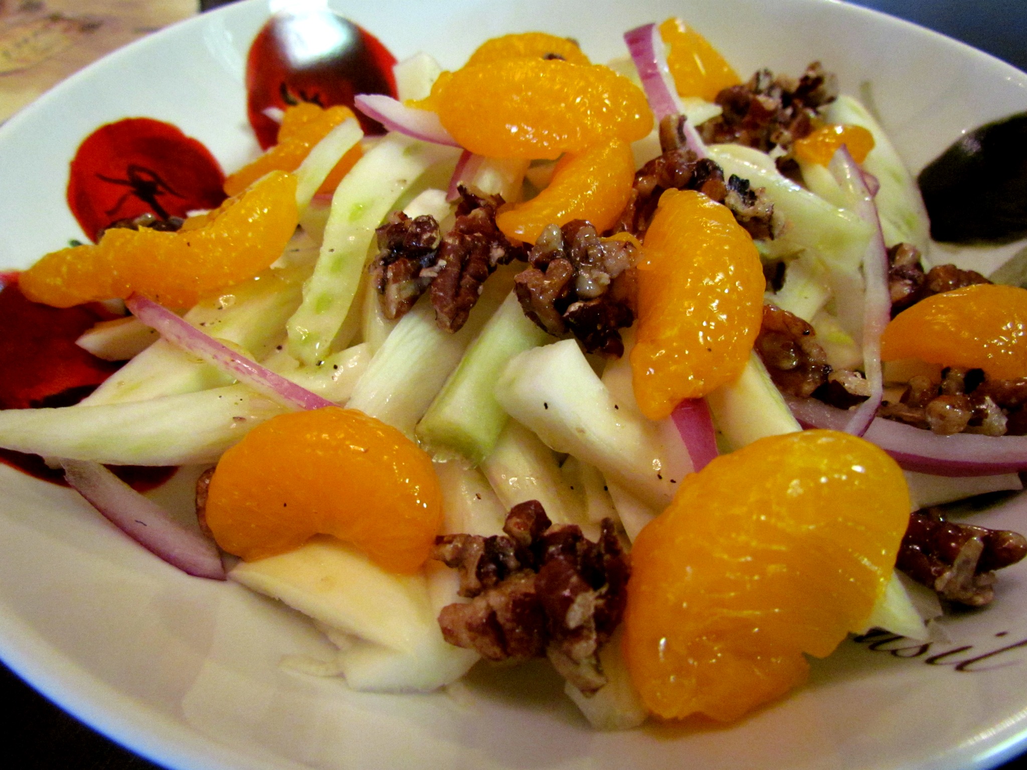 My Monday By Numbers {Fennel, Candied Pecans & Mandarin Orange Salad}