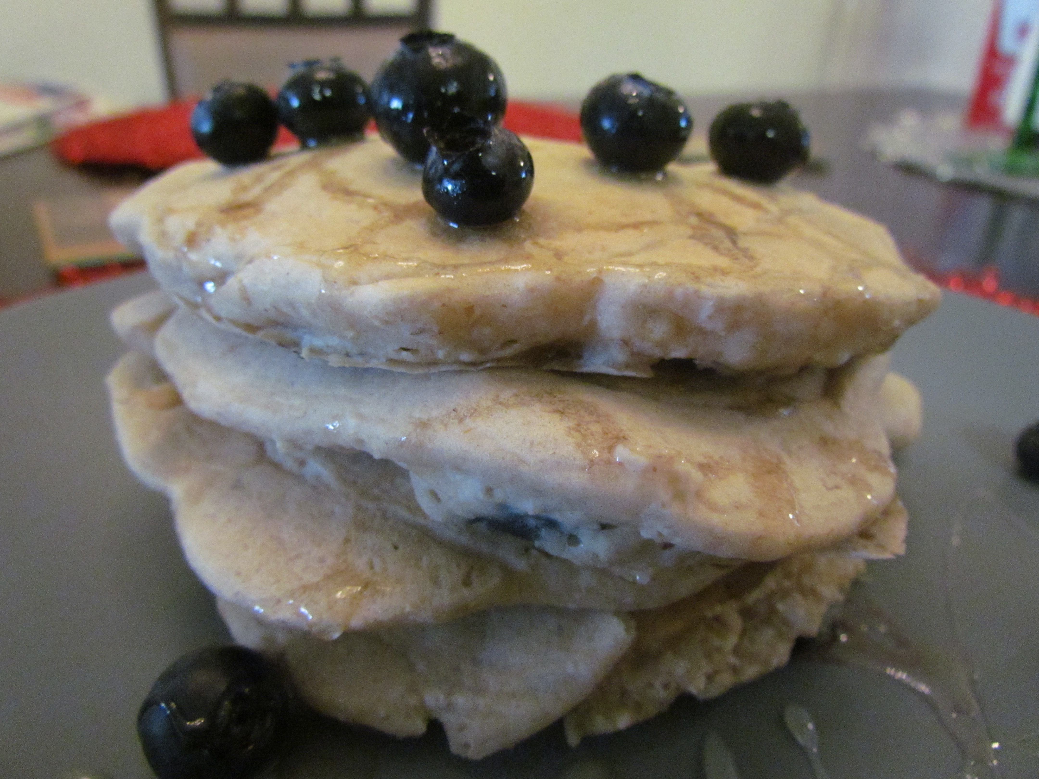 Blueberry, Banana -n- Oats Pancakes