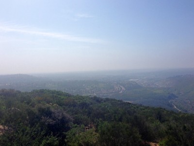 The view from the top of Kwaay Paay Summit in San Diego