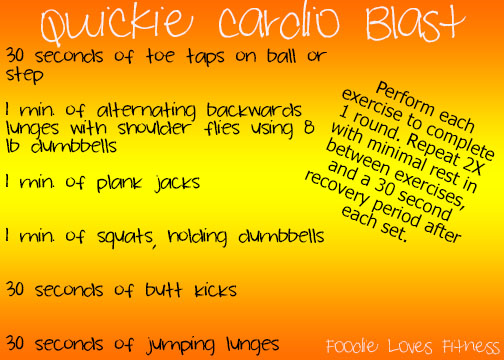 Quickie Cardio Blast