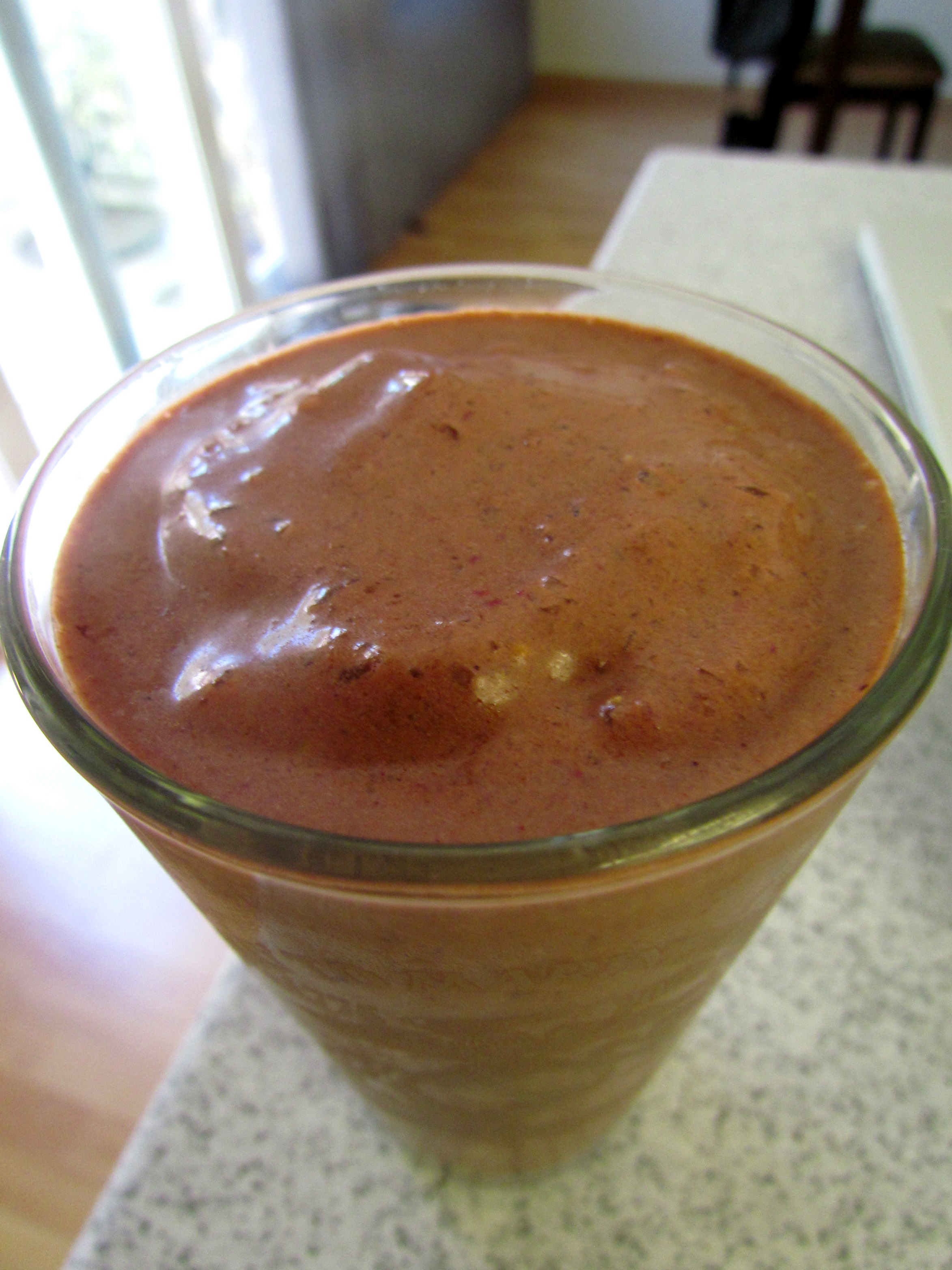 Chocolate Covered Strawberry Hazelnut Smoothie