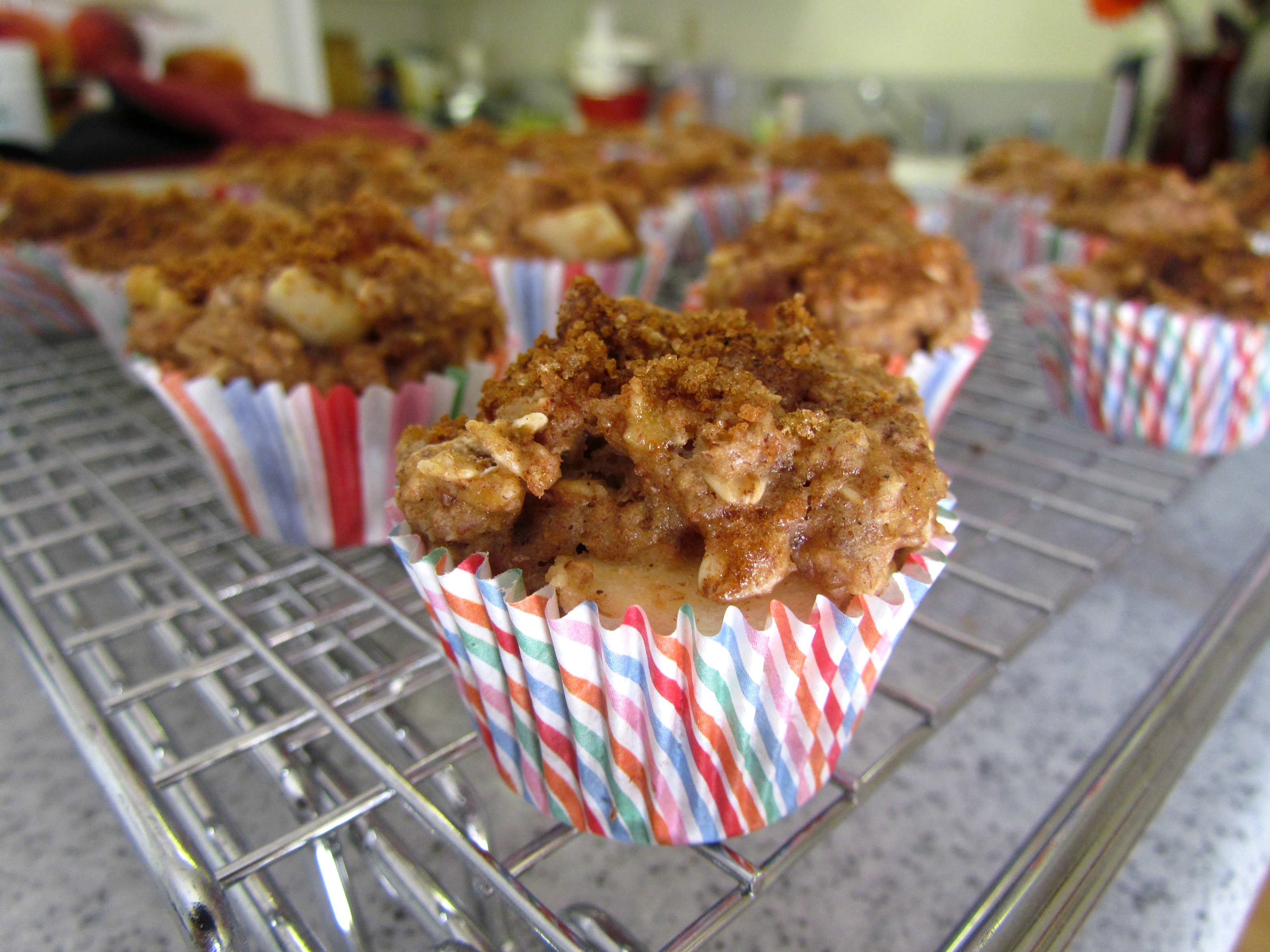 Banana Apple Cinnamon Mini Muffins