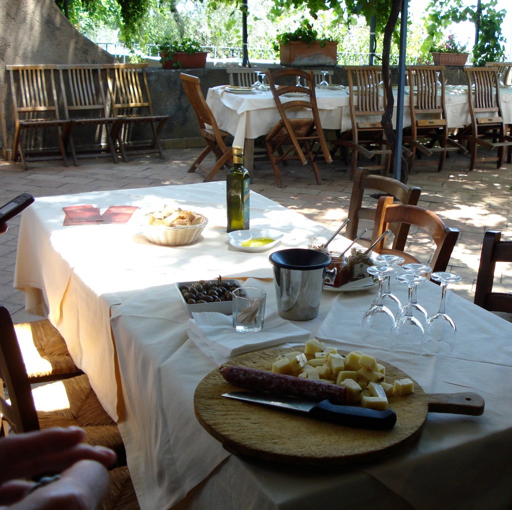 At a winery in Italy