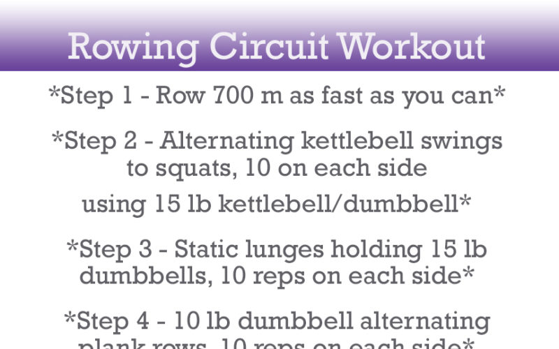 Total Body Rowing Circuit Workout