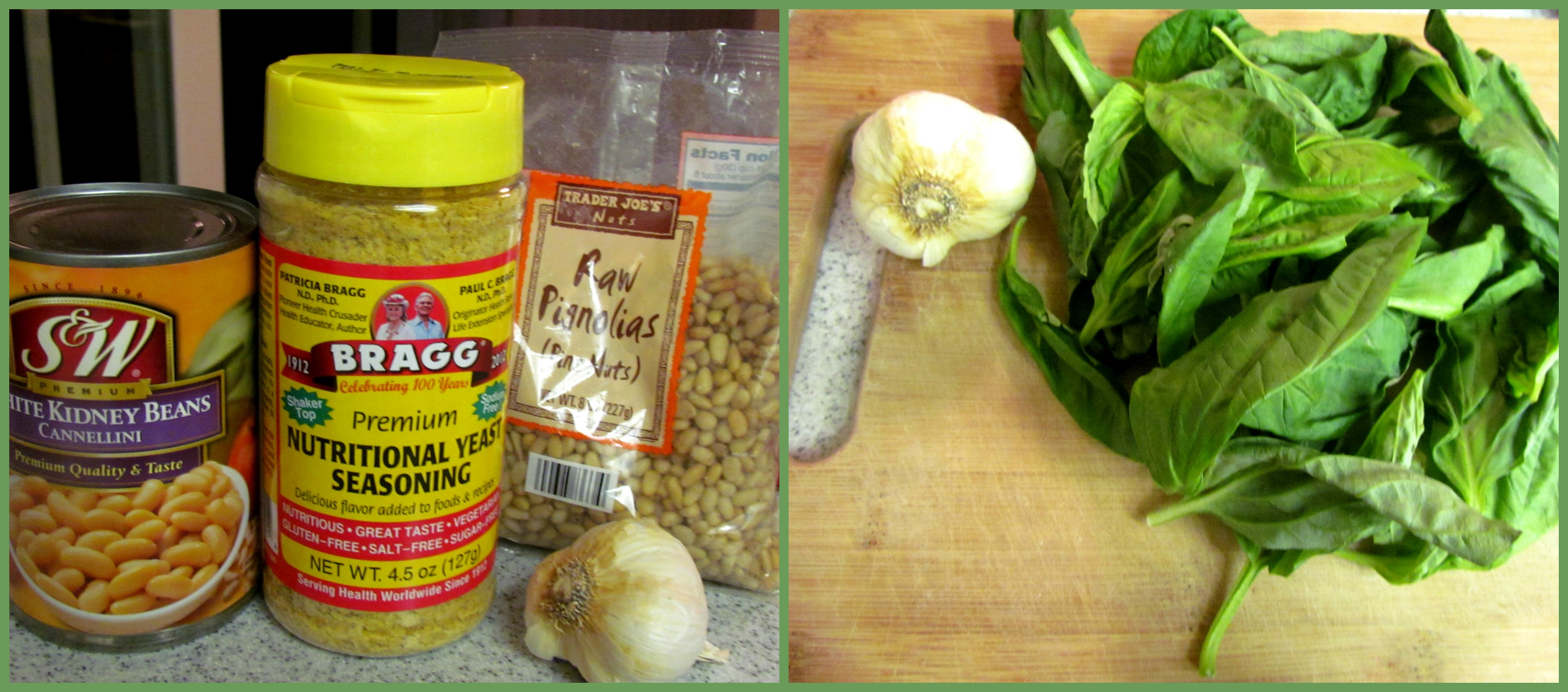 Pesto Ingredients Collage