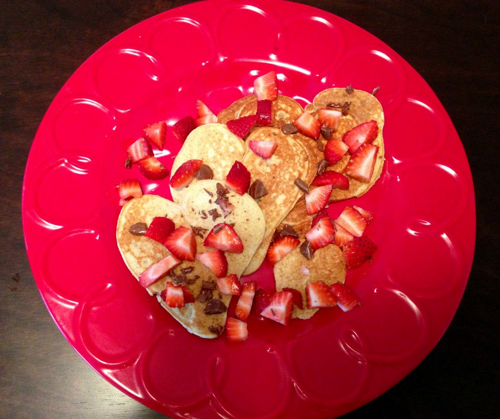 V Day Pancakes