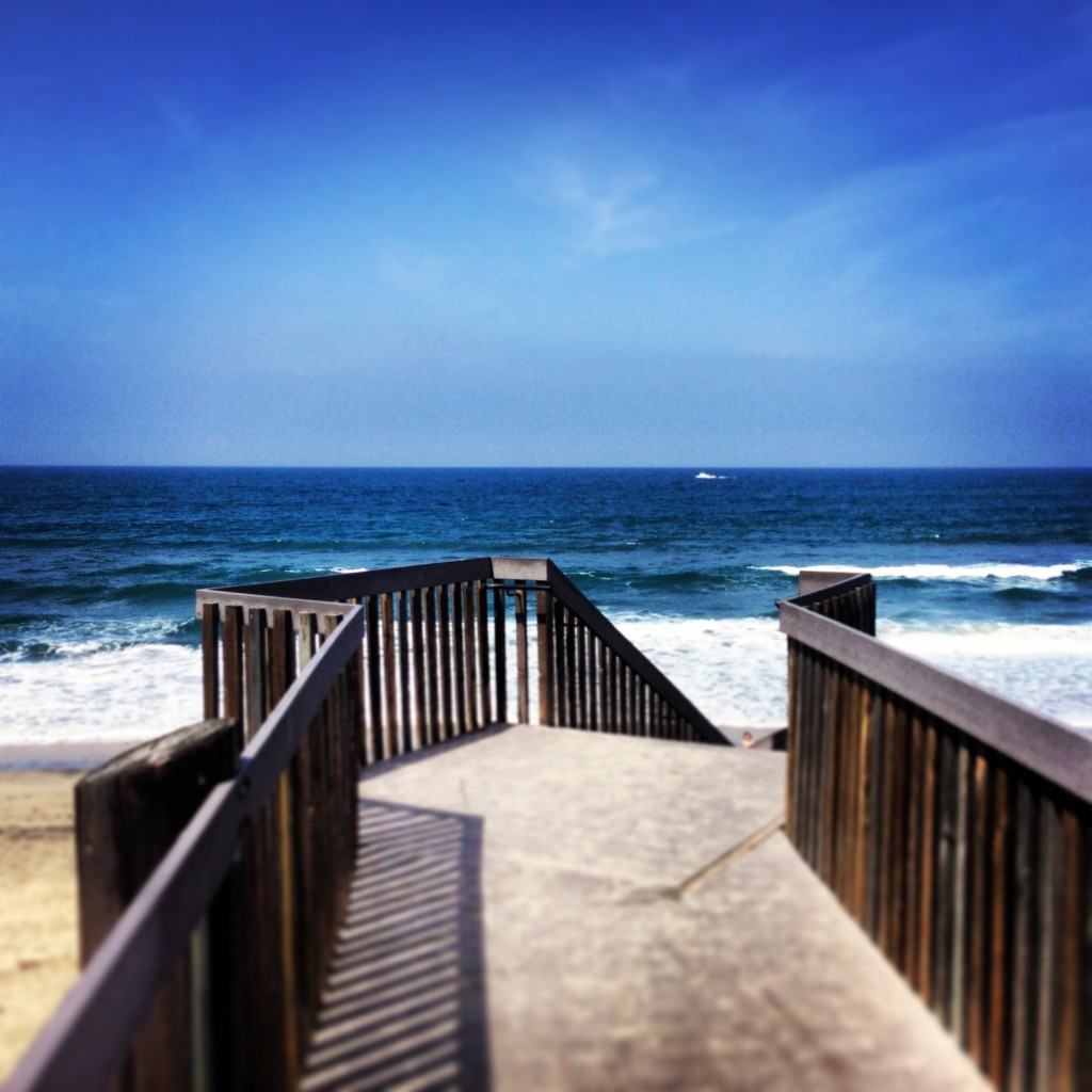 beach walkway