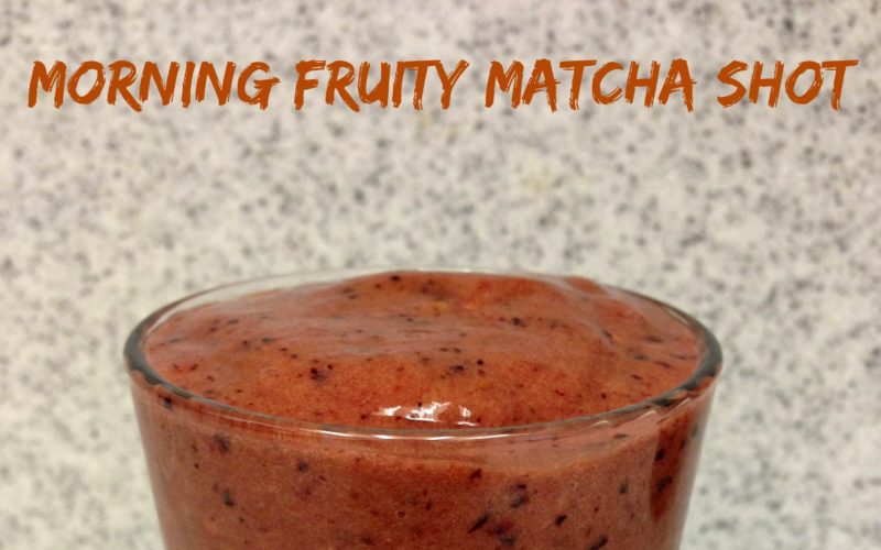 Matcha Love: Morning Fruity Matcha Shot + Vanilla Yogurt Matcha Pancakes