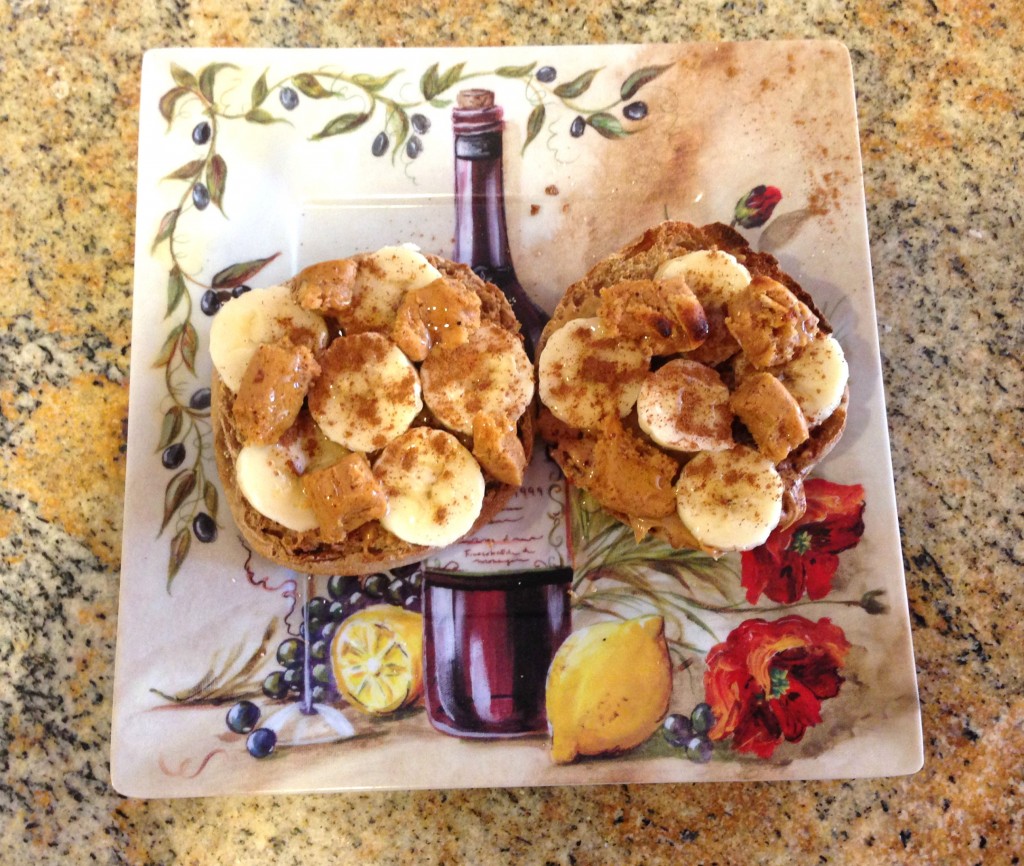 PB Banana Cinnamon English Muffin