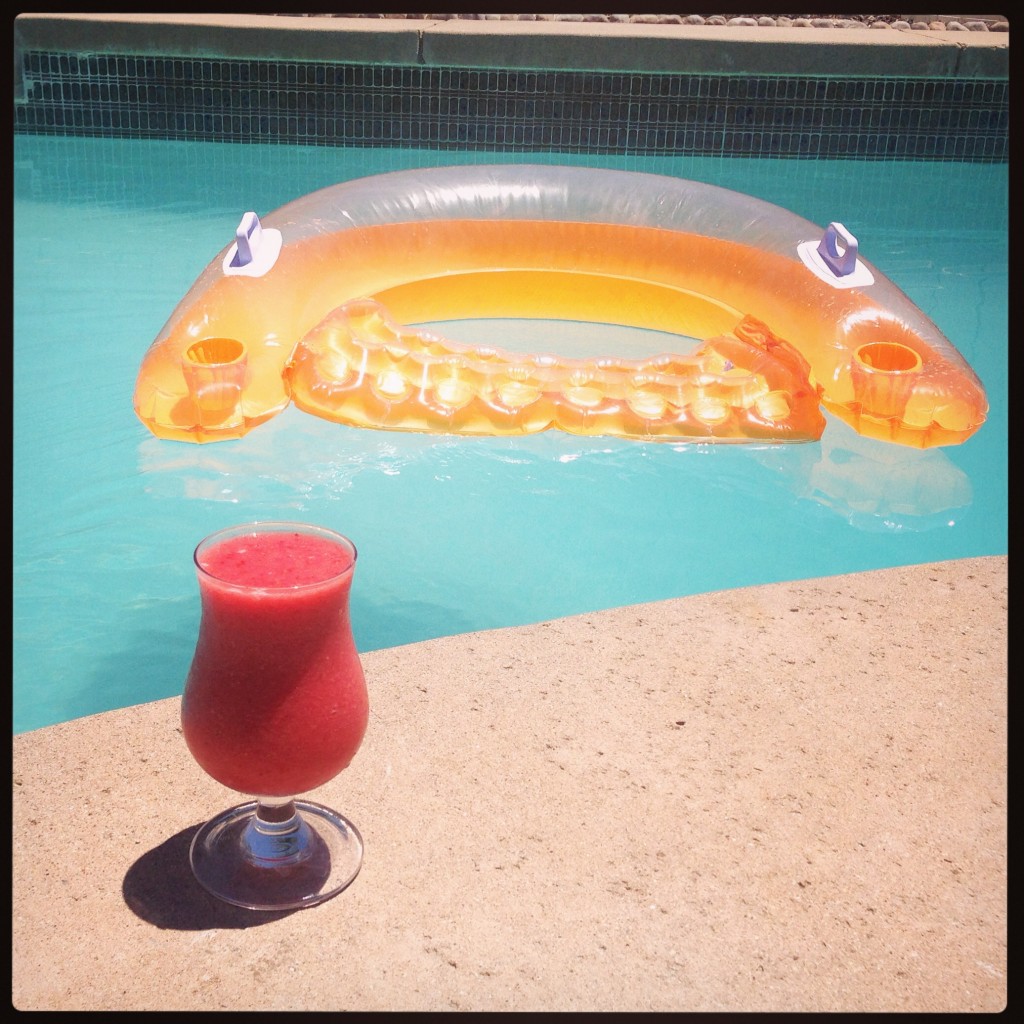 smoothie by the pool