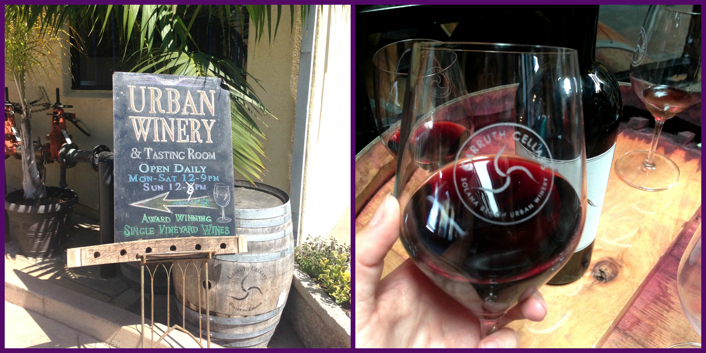 Carruth Winery collage