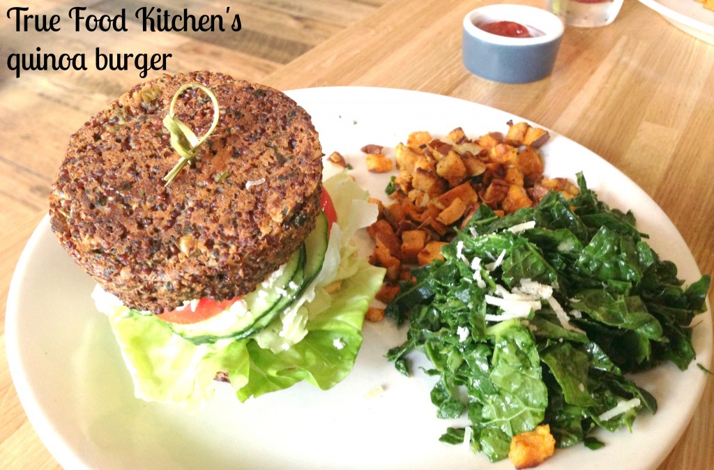 True Food-quinoa burger