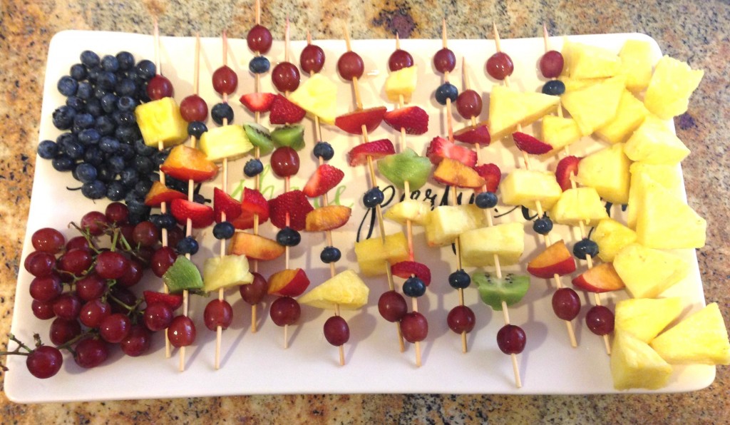 fruit skewers