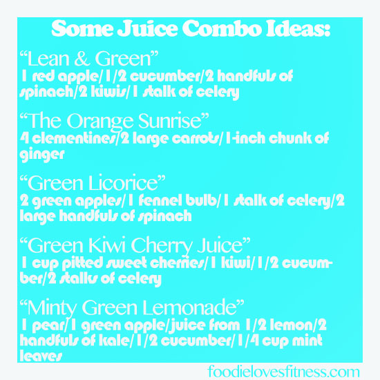 juice combos