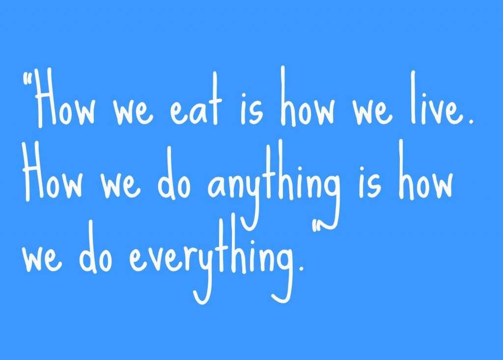 how we eat
