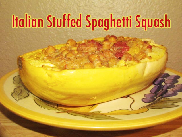 My Annual Halloween Themed Night In + Italian Stuffed Spaghetti Squash