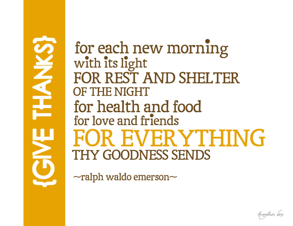 Give Thanks quote