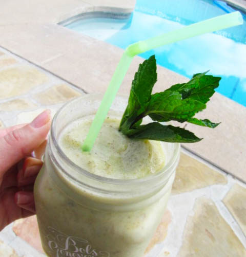 Pineapple Mint Belly Soother Smoothie {Puritan’s Pride Giveaway!}