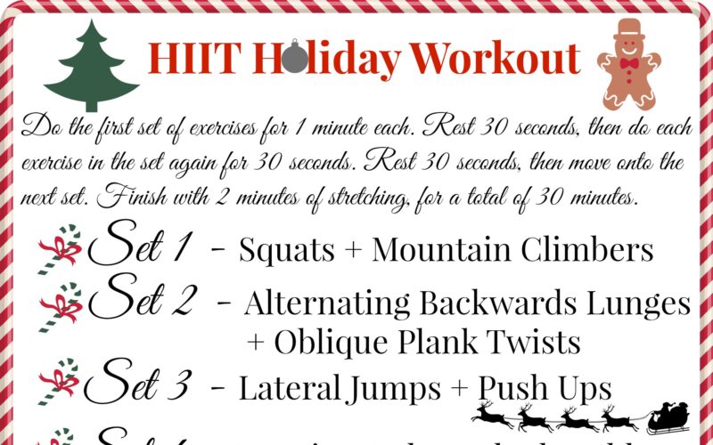 30-Minute HIIT Holiday Workout