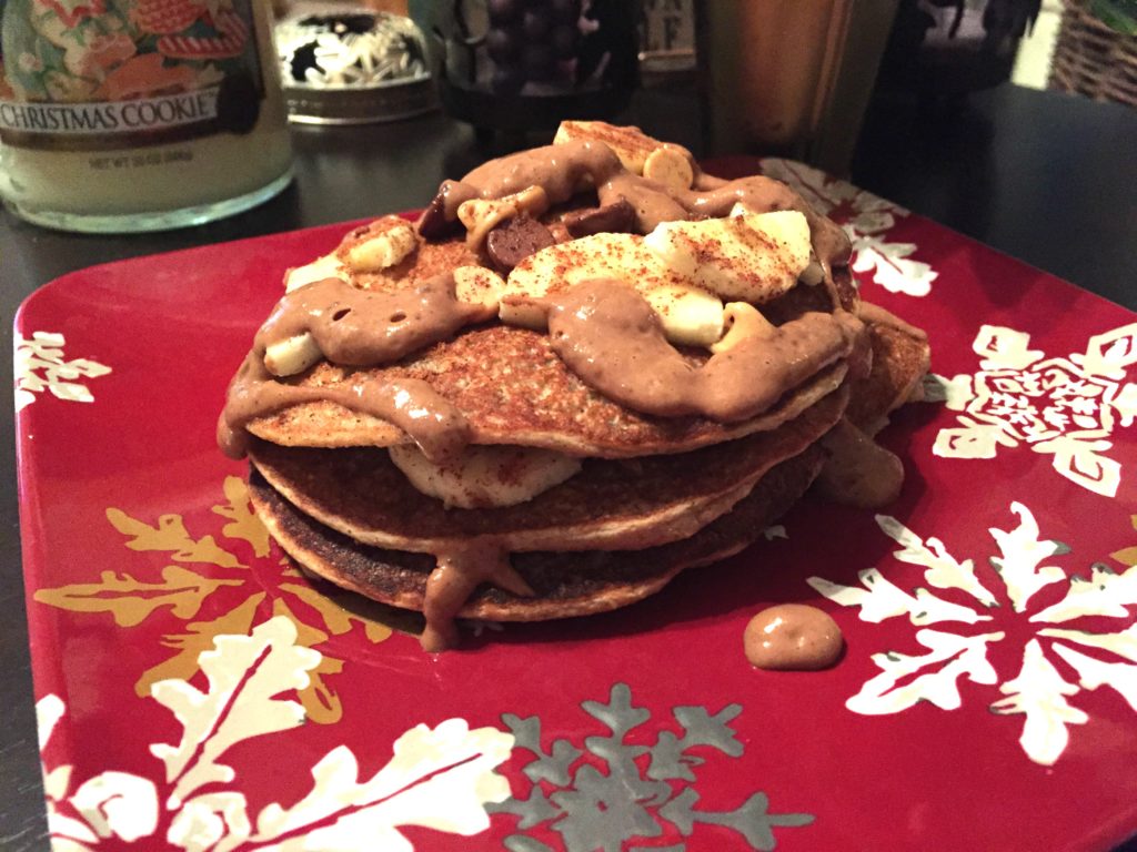 pb banana pancakes