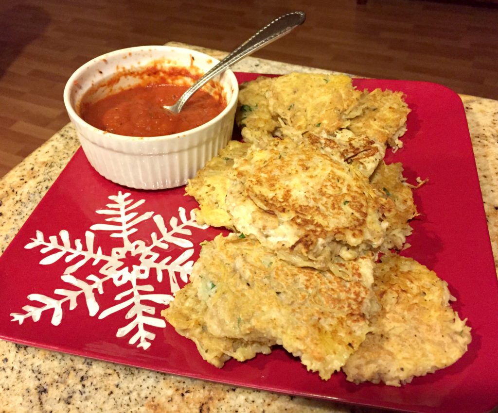 spaghetti squash fritters