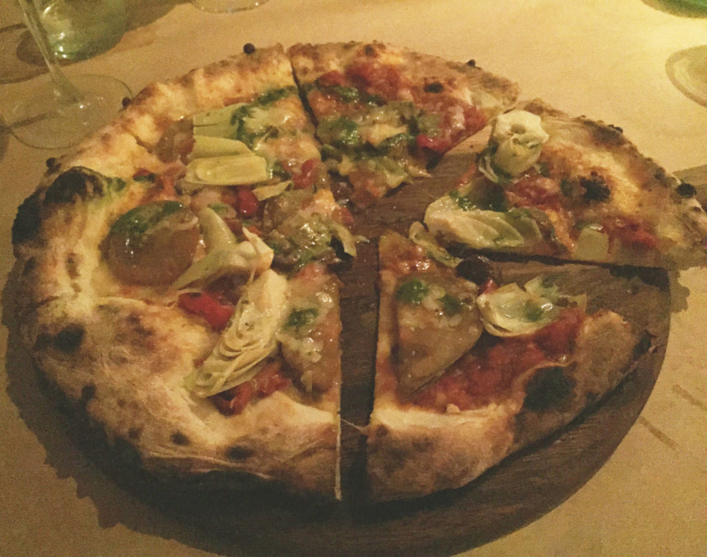 CUCINA enoteca artichoke pizza