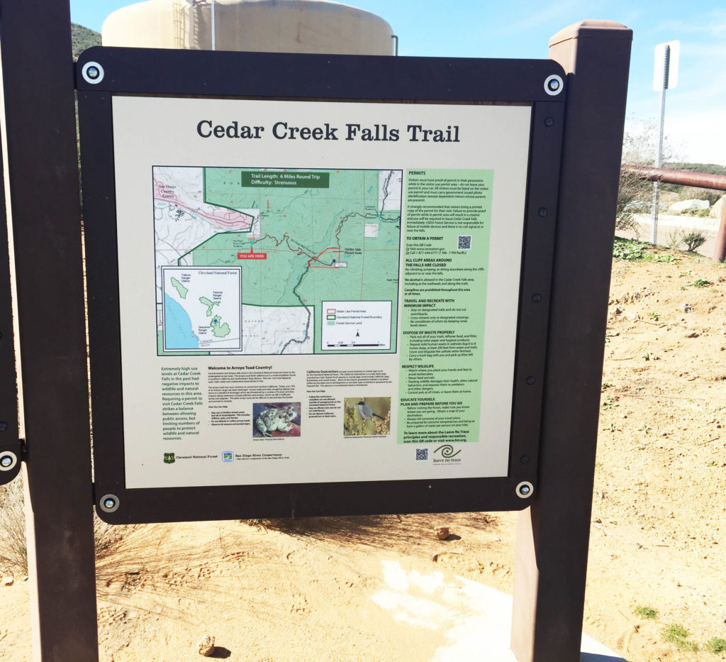 Cedar Creek Falls Trail