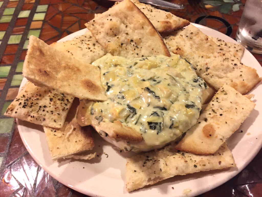 Gregorio's spinach dip