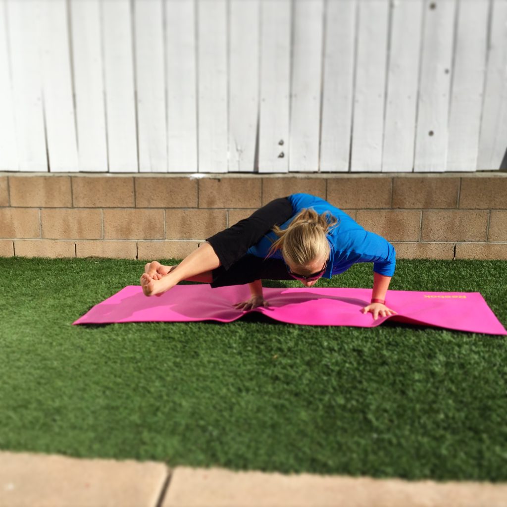 backyard yoga