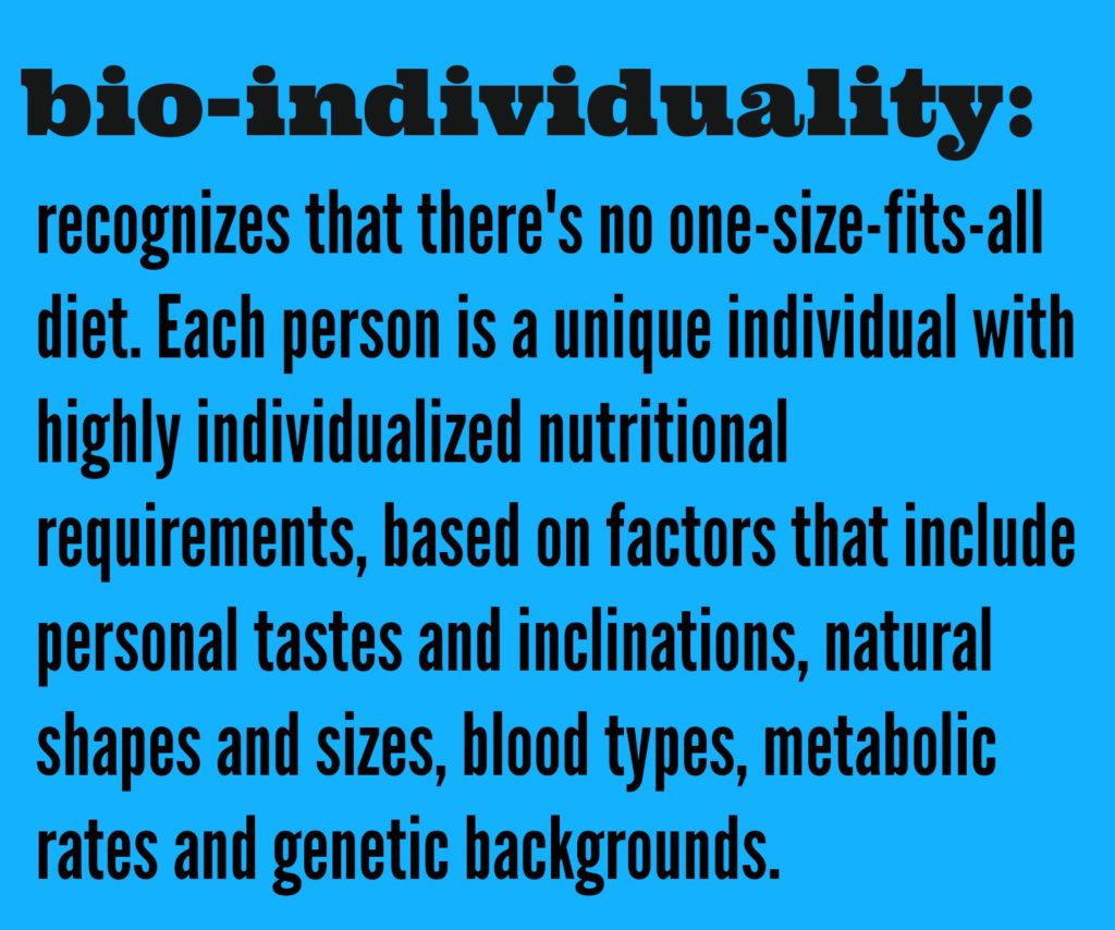 bio-individuality