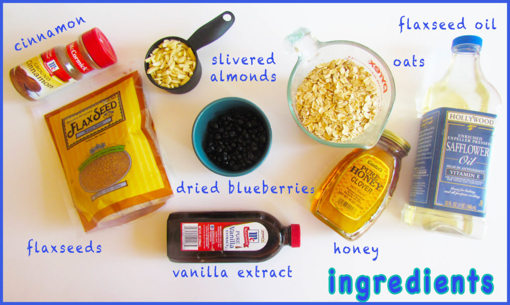 blueberry granola ingredients