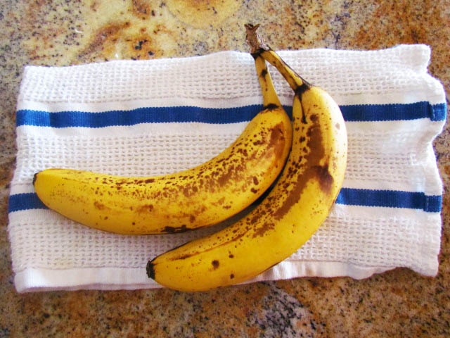 browned bananas