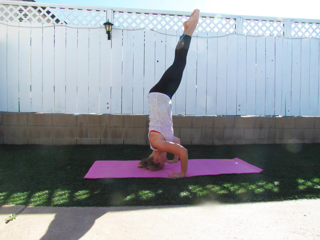 headstand practice