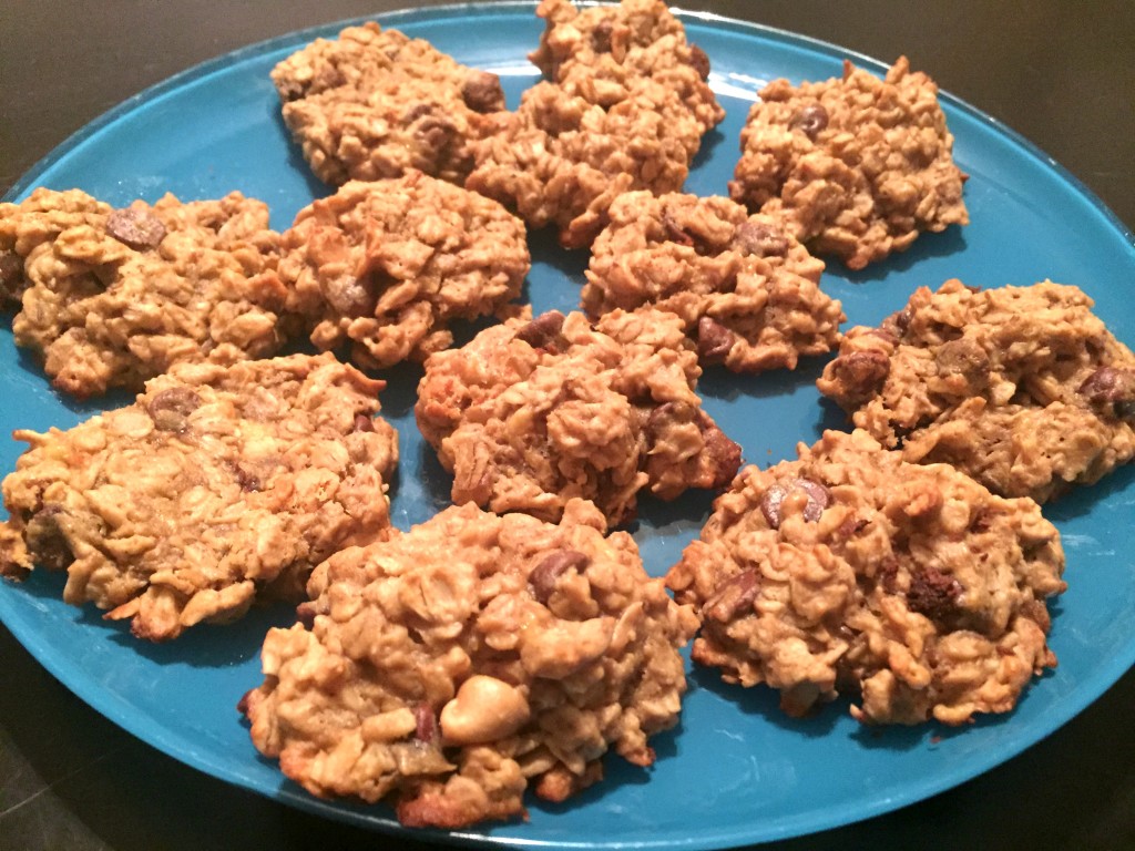 choc pb oatmeal cookies