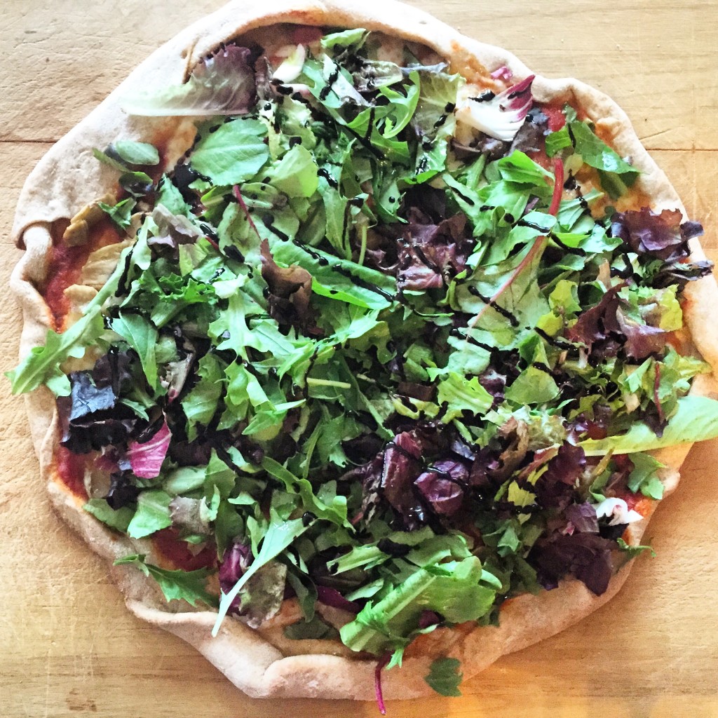 salad pizza