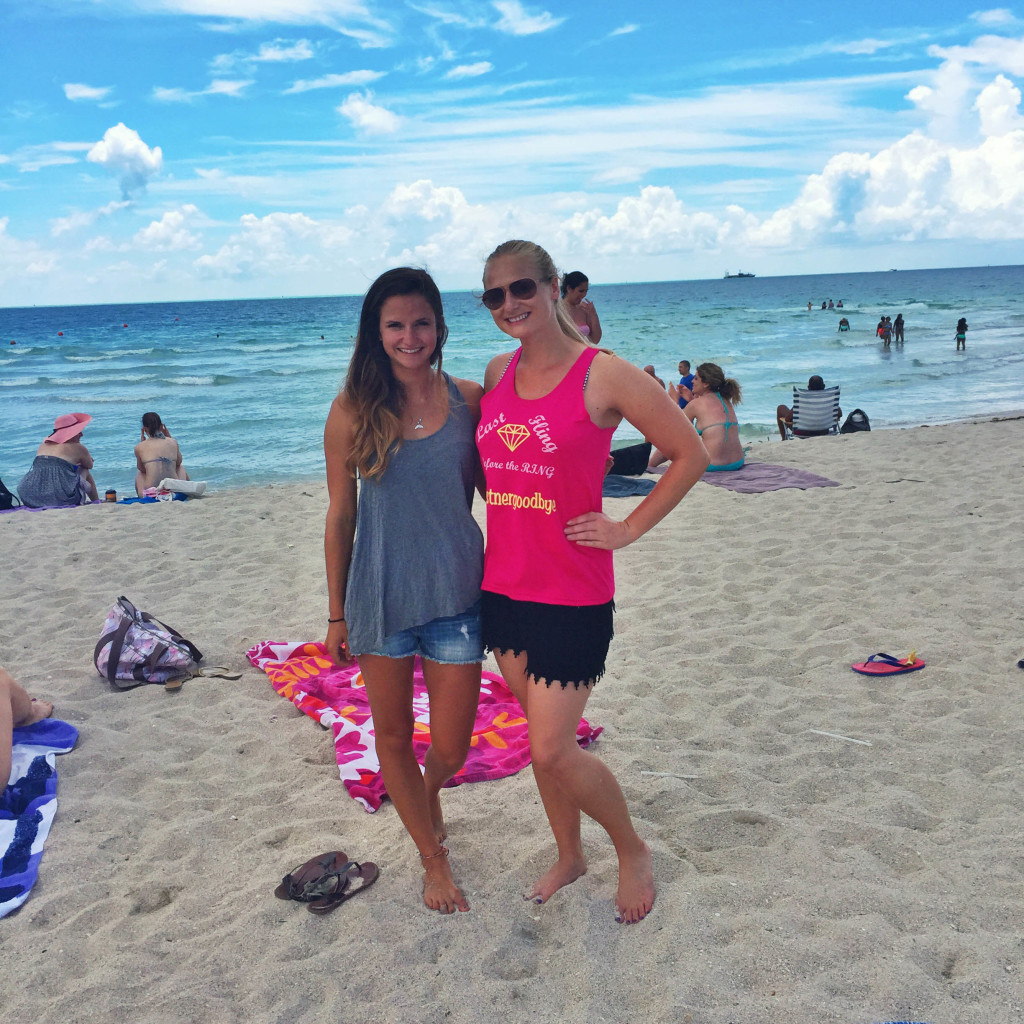 Miami beach with Noelle