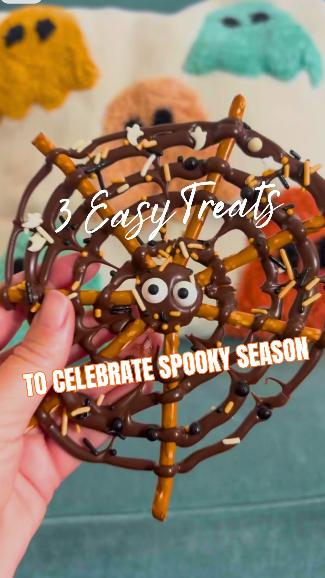 We love to be festive in my house, and lately, we’ve been all about spooky szn 👻 Here are 3️⃣ easy kid-friendly treats that we’ve made multiple times & loved! More on how to make em: 

🕸️ Chocolate Pretzel Spider Webs 
You need: 
* Pretzel sticks
* White chocolate discs (or chips) 
* Milk/dark chocolate discs (or chips) 
* Halloween sprinkles and candy eyes

Directions: 
1️⃣ Melt your chocolate chips and white chocolate chips separately, either using the double broiler method on the stove on low heat (the way I prefer) or in the microwave at 20 second intervals. 
2️⃣ Line 1-2 large baking sheet(s) with parchment paper
3️⃣ Arrange each “web” by creating a circle with 6-8 pretzel sticks, with one end of each pretzel pointing to the center
4️⃣ Transfer melted chocolate to piping bags and snip the ends off 
5️⃣ Moving quickly, add some melted chocolate to the center of each pretzel wheel to adhere the pretzels, then create circles with chocolate until you get to the edge
6️⃣ Optional: Run a toothpick down the circles to create more of a web look
7️⃣ Add festive sprinkles & candy eyes, then allow the pretzels to harden before enjoying 

🎃 Jack-o-Lantern Quesadillas 
You need:
* Small tortillas 
* Shredded cheese 

Directions:
1️⃣ Use a paring knife to cut out the jack-o-lantern eyes, nose and mouth of a tortilla, then cut this + another tortilla into a pumpkin shape
3️⃣ Add shredded cheese to the bottom tortilla, then place the “face” tortilla on top 
4️⃣ Cook on the stovetop on medium heat until the cheese is melted and the tortillas are lightly browned 

[continued in comments…]