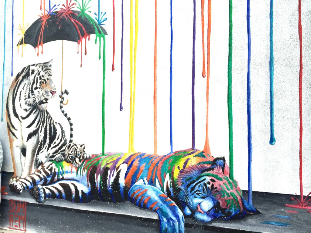 Carlbad tiger painting