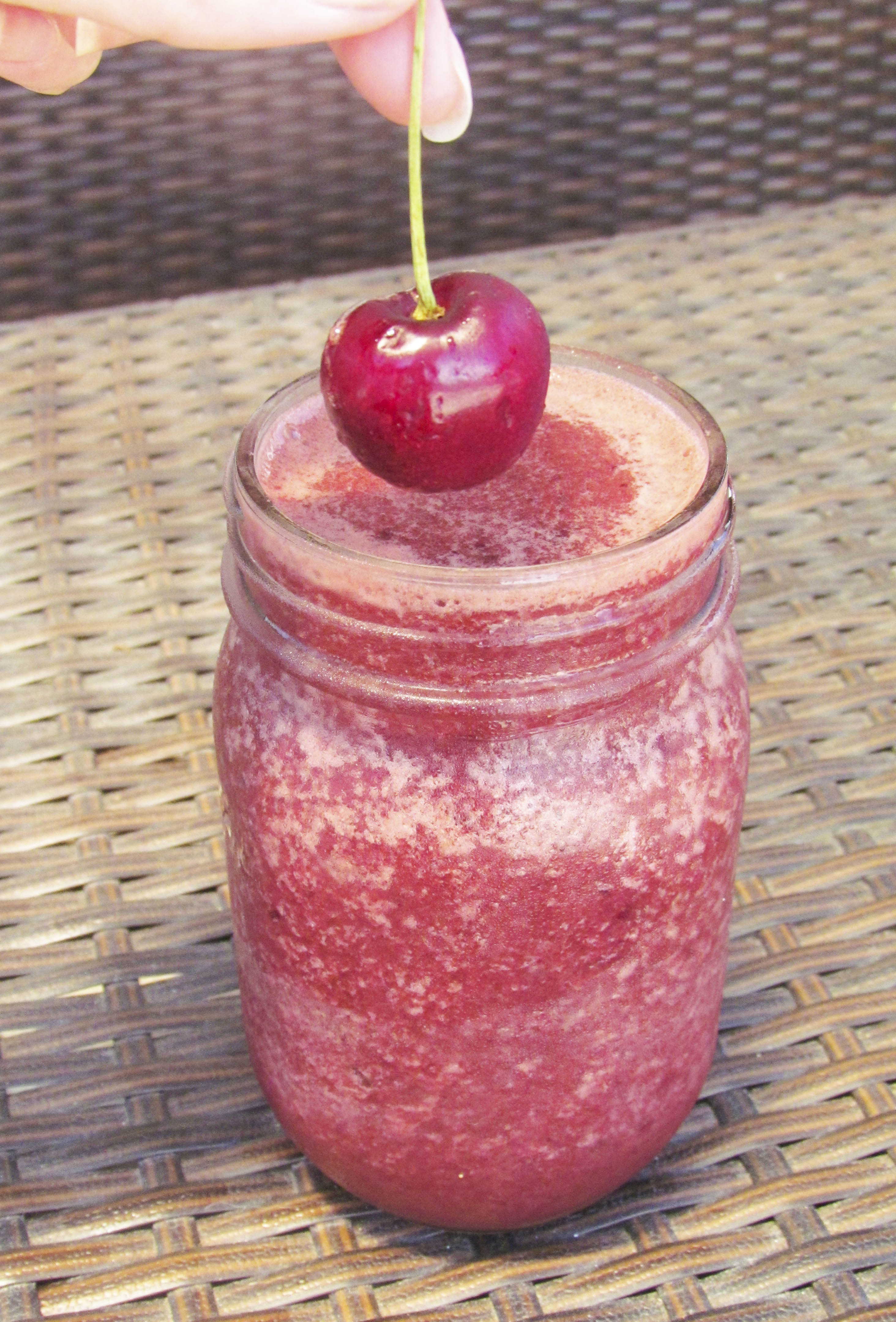 Cocoa Cherry Watermelon Smoothie