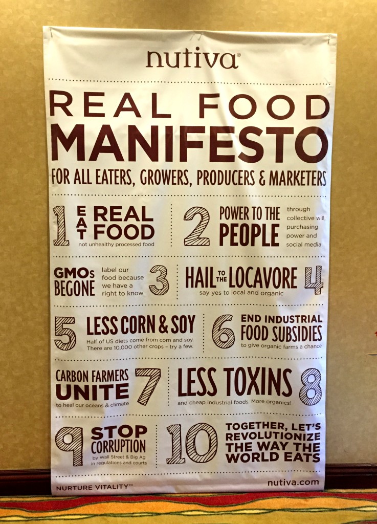 Nutiva Real Food Manifesto