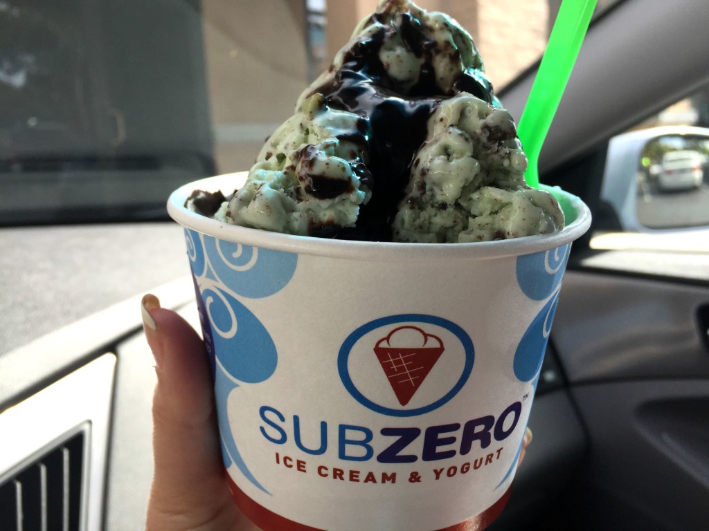 Sub Zero mint ice cream