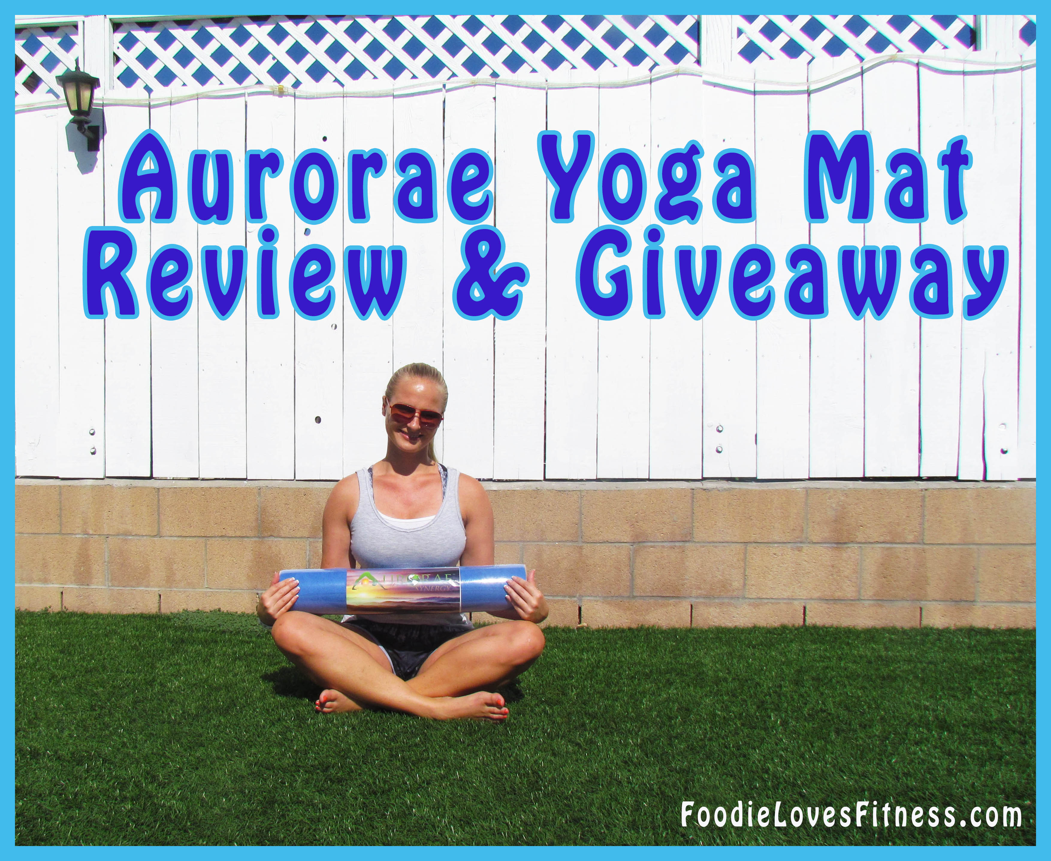 Aurorae Yoga Mat Towel Review & Giveaway! • Foodie Loves Fitness