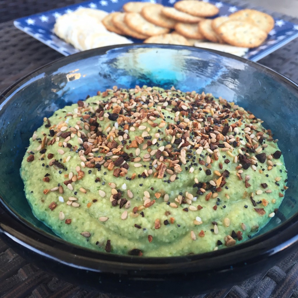 Everything Chickpea Spinach Dip