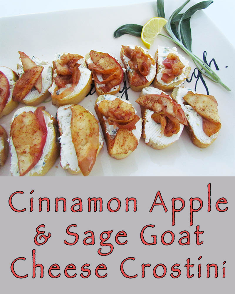 Apple Goat Ch Crostini